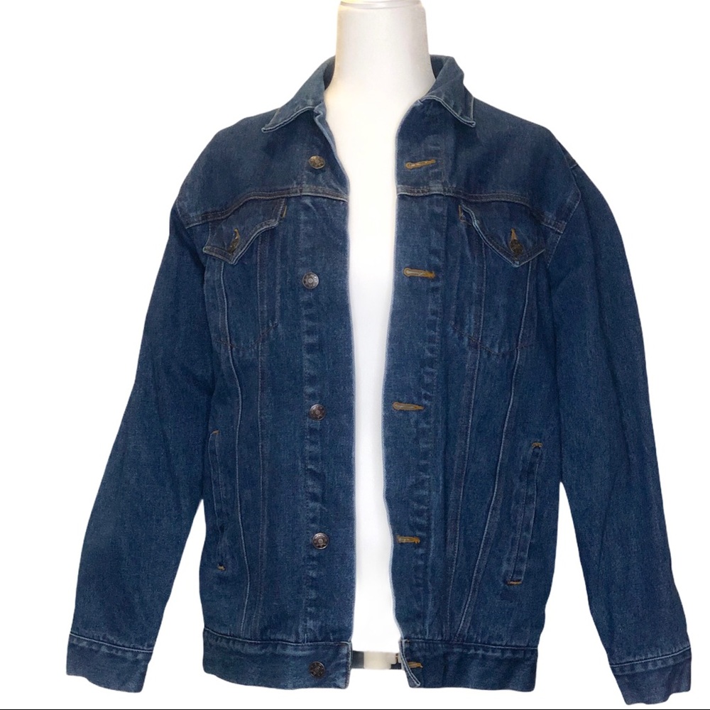 Vintage Flannel Lined Denim Jacket